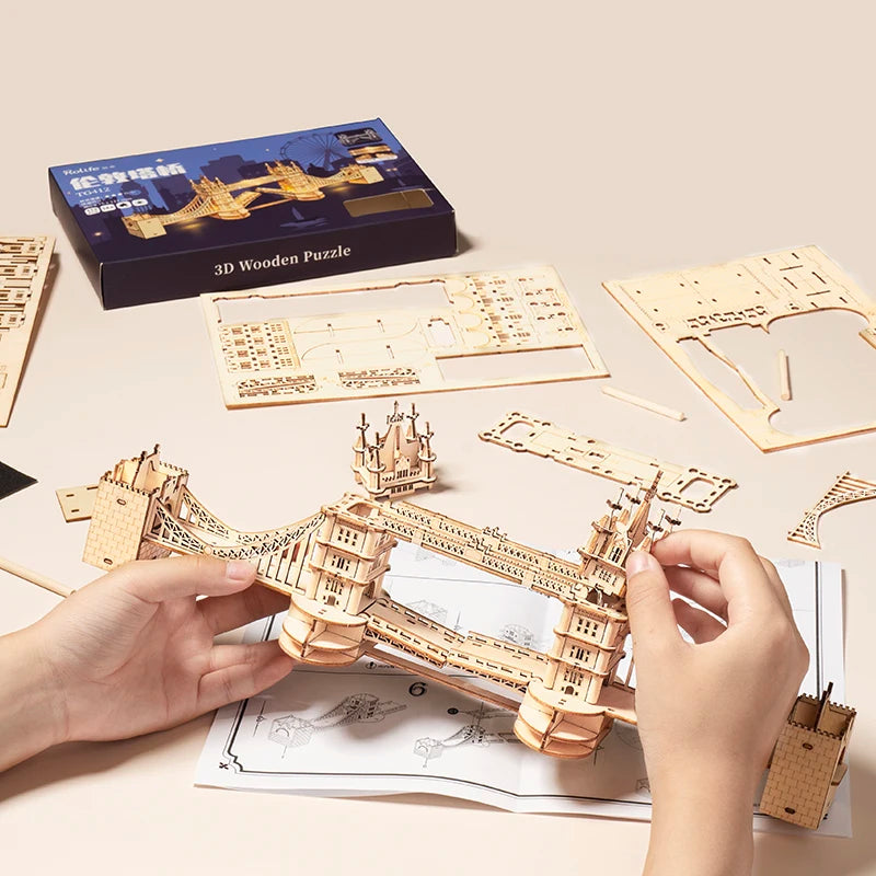 3D Wooden Puzzle Famous Landmarks of the world