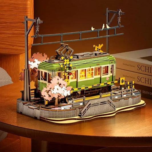 Sakura Journey Tram 3D Wooden Puzzles