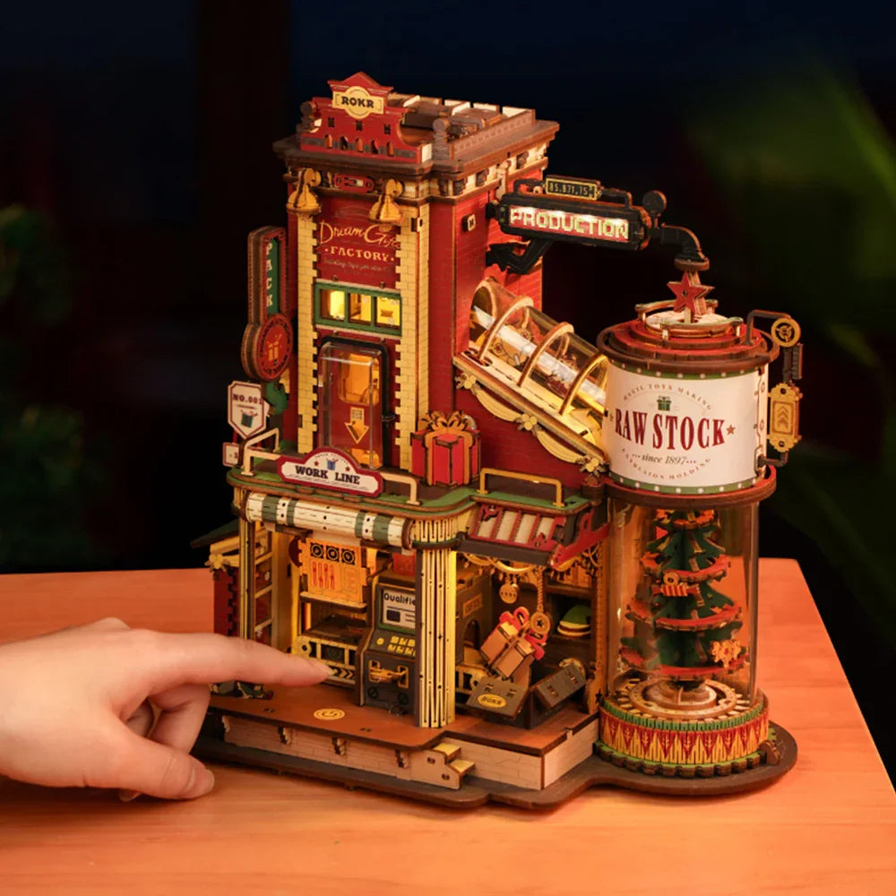 Dream Gift Factory 3D Wooden Puzzles Wooden Music Box