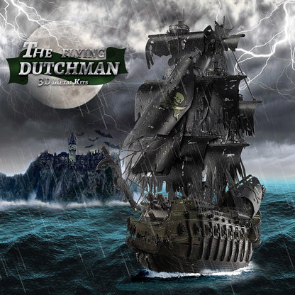 3D Metal Puzzle The Flying Dutchman Pirate Ship