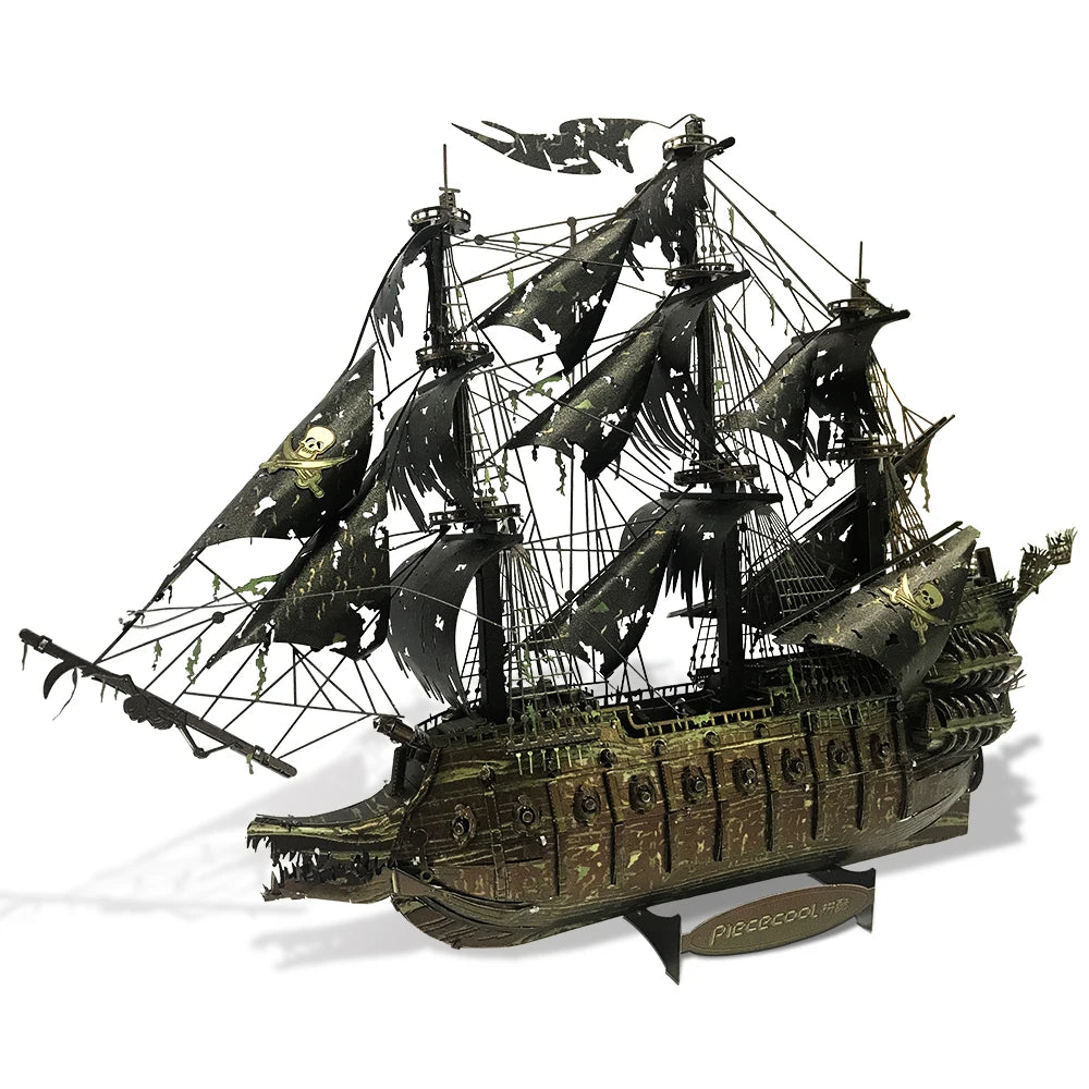 3D Metal Puzzle The Flying Dutchman Pirate Ship