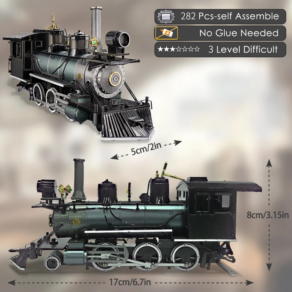 3D Metal Mogul Locomotive LP094 Model